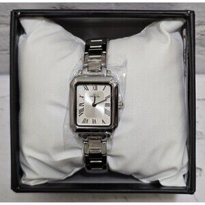 Invicta Celestial Lady Women's 20.8mm Silver Tone Tank Watch 70251 Brand New